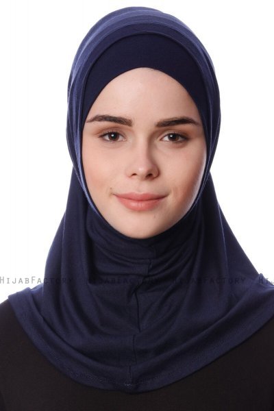 Nehir - Marine Blå 2-Piece Al Amira Hijab