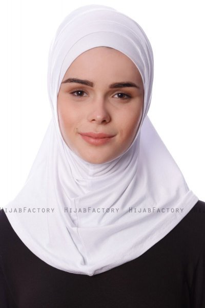 Nehir - Hvid 2-Piece Al Amira Hijab