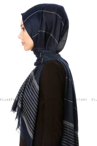 Nihal - Marine Blå Hijab - Özsoy