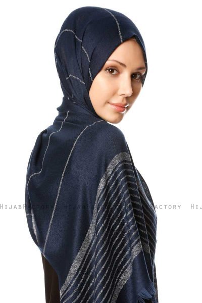 Nihal - Marine Blå Hijab - Özsoy