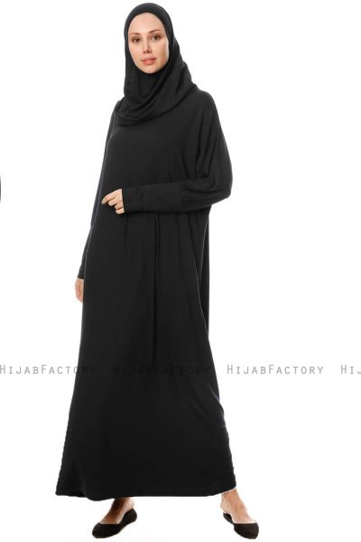 Nisa - Sort Bøn Kjole - Miss Halima