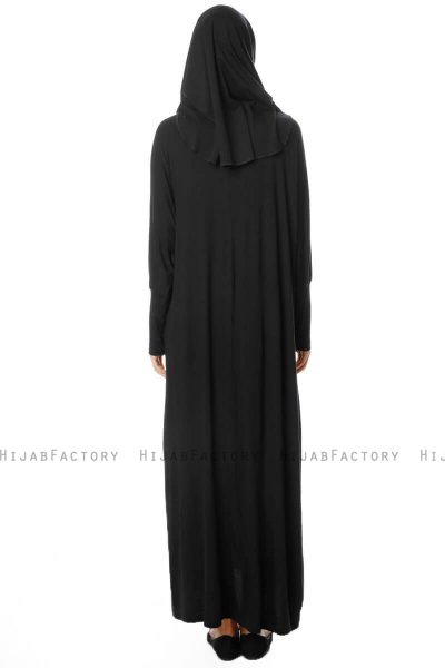Nisa - Sort Bøn Kjole - Miss Halima