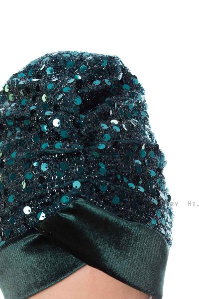Nurten - Mørkegrøn Turban