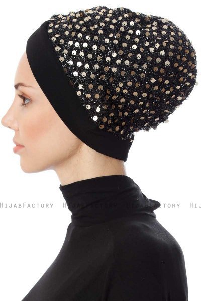 Nurten - Sort & Gold Turban