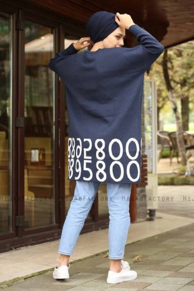 Nylah - Marine Blå Tunika - Lysa Studio