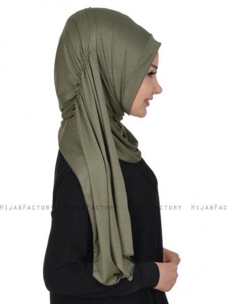 Pia Khaki Praktisk Hijab Ayse Turban 321410c