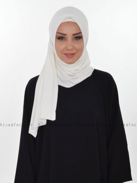 Pia Offwhite Praktisk Hijab Ayse Turban 321409a