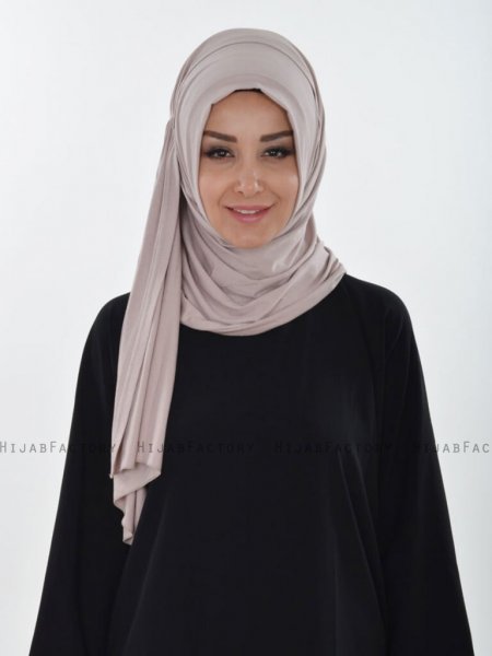 Pia Taupe Praktisk Hijab Ayse Turban 321404a