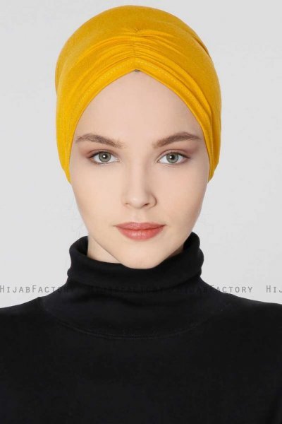 Pileli Senapsgul Criss Cross Underslöja 200615b