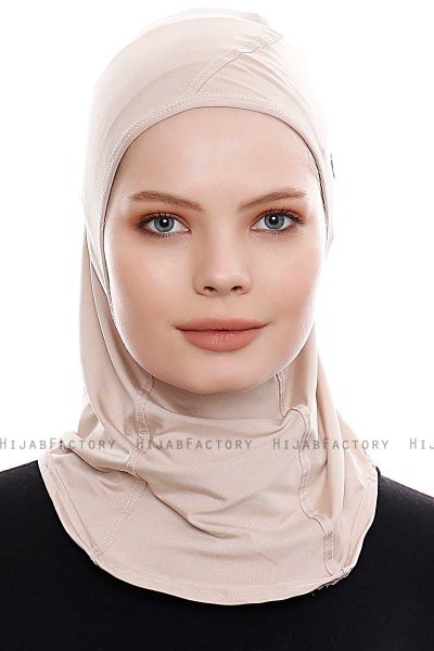 Pinar - Lys Taupe Sport Hijab - Ecardin