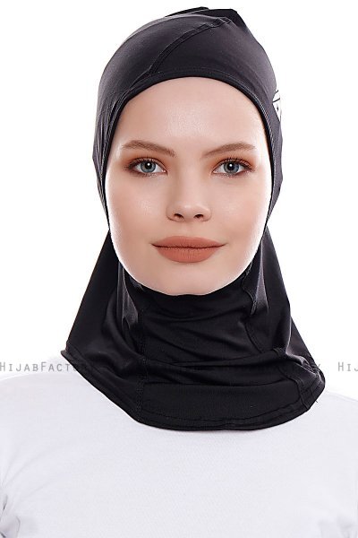 Pinar - Sort Sport Hijab - Ecardin