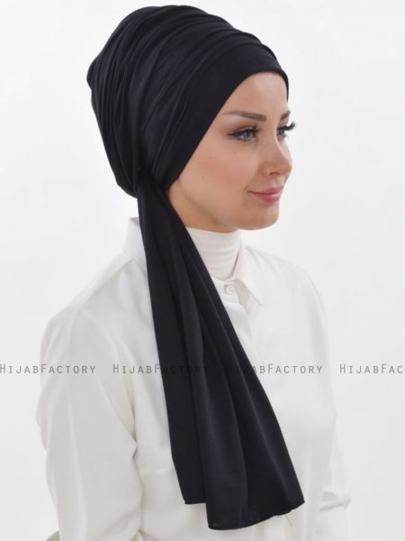 Rebecca Svart Bomull Turban Ayse Turban 322301e