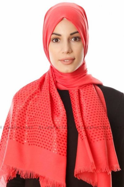 Reyhan - Hindbærsrød Hijab - Özsoy