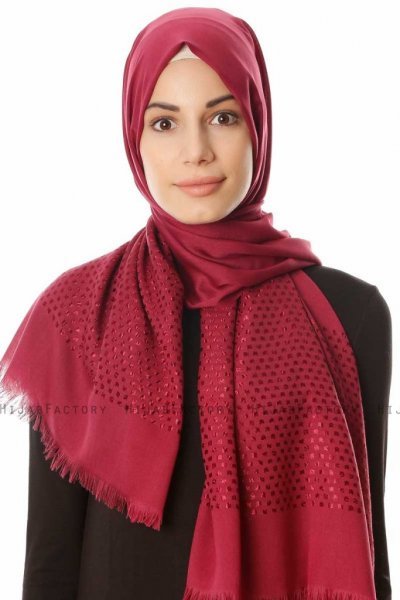 Reyhan - Mørk Fuchsia Hijab - Özsoy