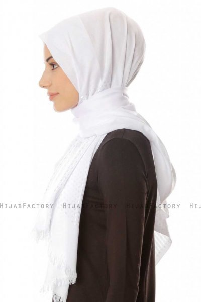 Reyhan - Hvid Hijab - Özsoy