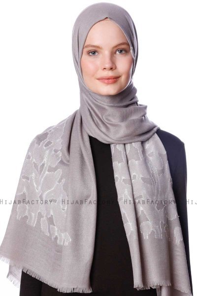 Roshan - Grå Hijab - Özsoy