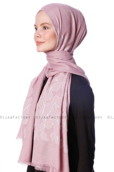 Roshan - Mørk Gammelrosa Hijab - Özsoy