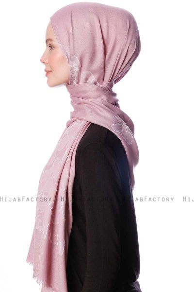 Roshan - Mørk Gammelrosa Hijab - Özsoy