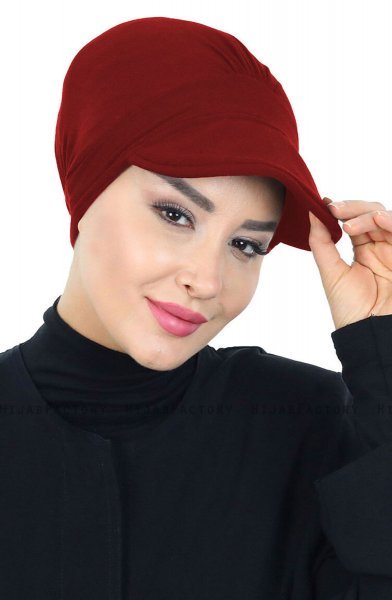Sandra - Bordeaux Bomuld Turban - Ayse Turban