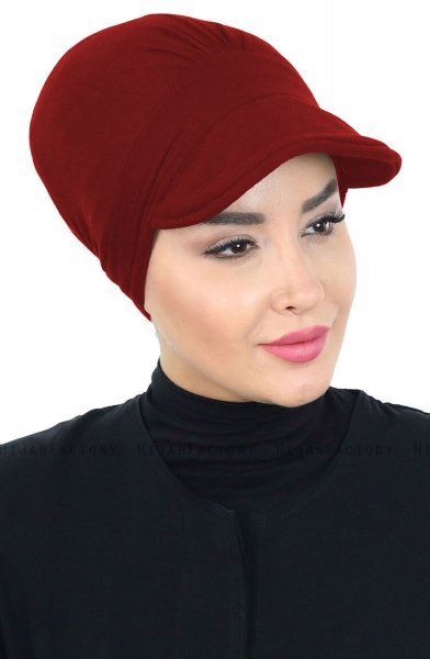 Sandra - Bordeaux Bomuld Turban - Ayse Turban