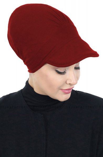 Sandra - Bordeaux Bomuld Turban - Ayse Turban