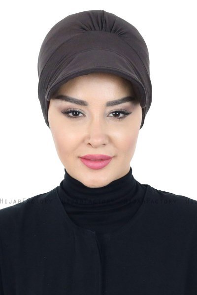 Sandra - Brun Bomuld Turban - Ayse Turban