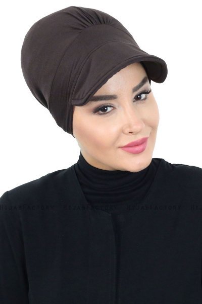 Sandra - Brun Bomuld Turban - Ayse Turban