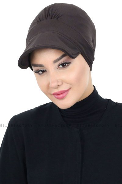 Sandra - Brun Bomuld Turban - Ayse Turban