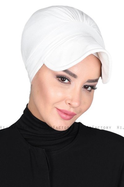 Sandra - Creme Bomuld Turban - Ayse Turban