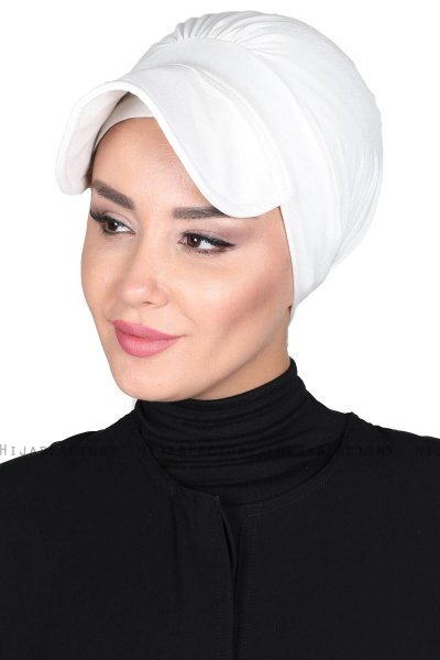 Sandra - Creme Bomuld Turban - Ayse Turban
