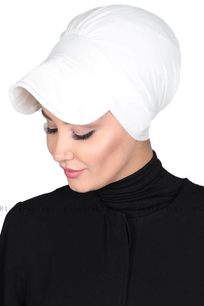 Sandra - Creme Bomuld Turban - Ayse Turban