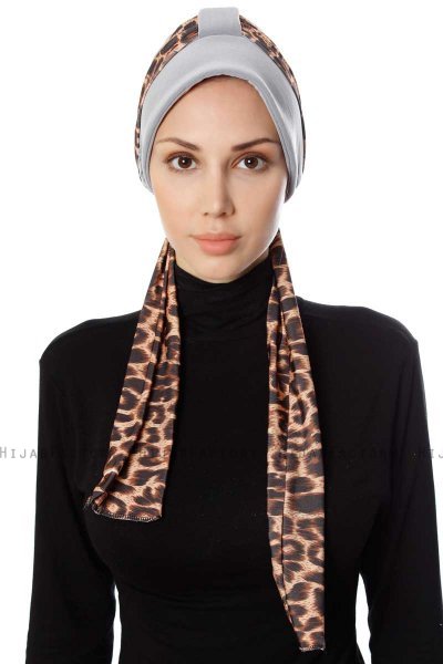 Sanem - Grå Turban