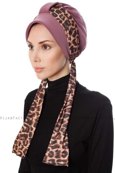 Sanem - Mørkrosa Turban