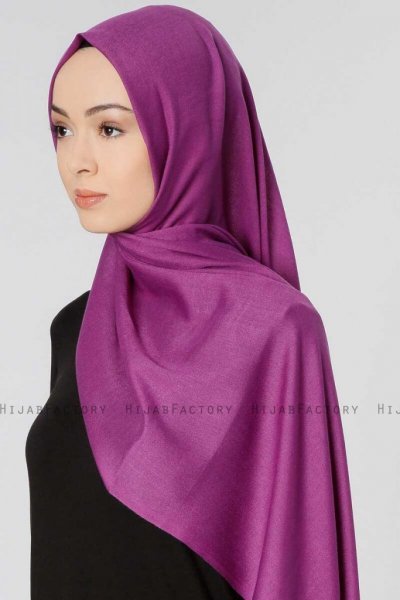 Selin Lila Pashmina Hijab Sjal Özsoy 160227b