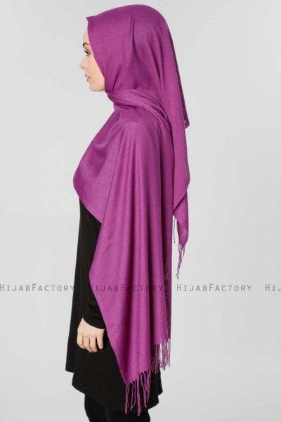 Selin Lila Pashmina Hijab Sjal Özsoy 160227d