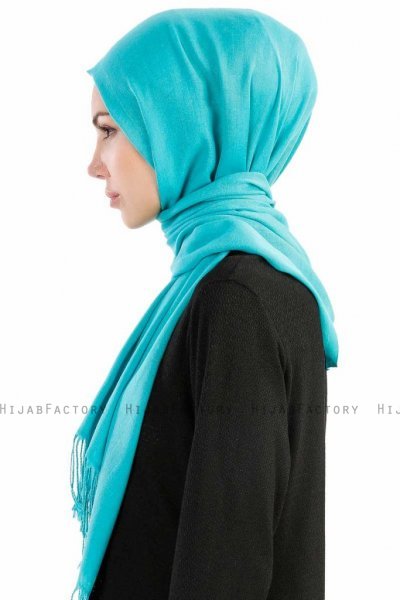 Selin Mintgrön Pashmina Sjal Hijab Özsoy 160203-4