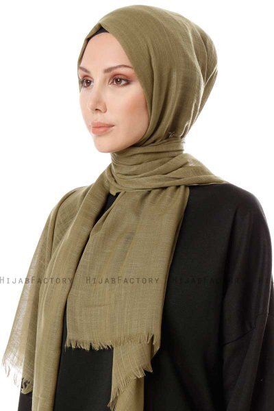 Selma - Lys Khaki Hijab - Gülsoy
