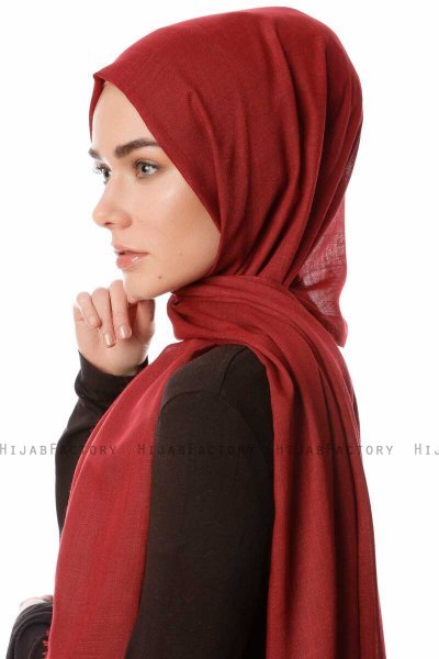 Selma - Mørke Bordeaux Hijab - Gülsoy