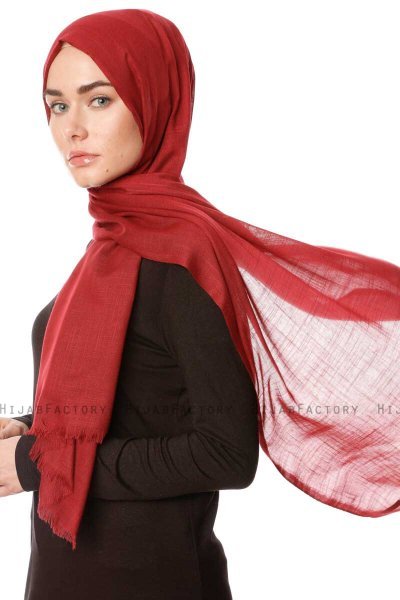 Selma - Mørke Bordeaux Hijab - Gülsoy