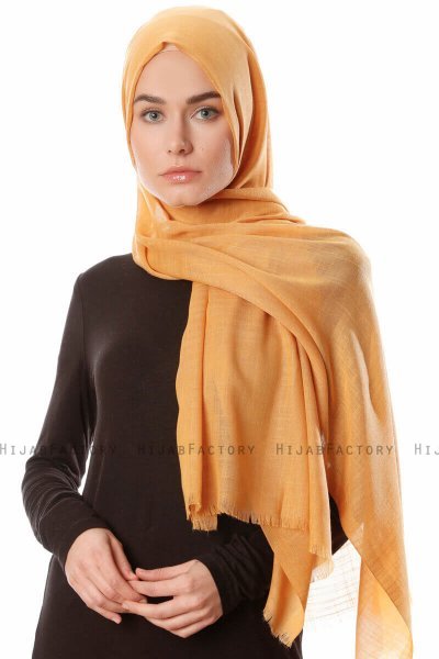 Selma - Mørk Gold Hijab - Gülsoy