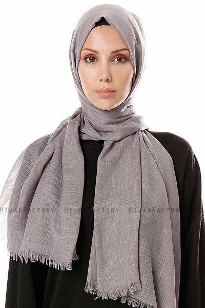 Selma - Mørkegrå Hijab - Gülsoy