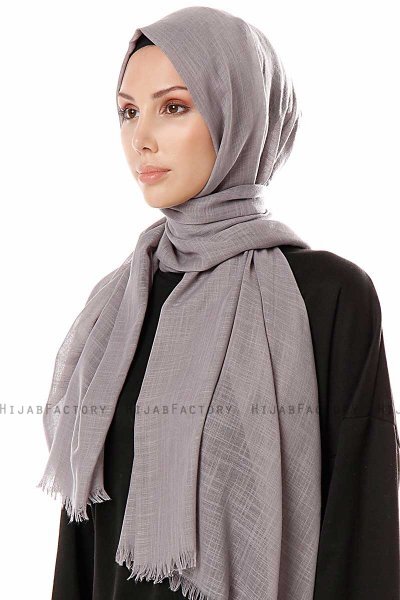 Selma - Mørkegrå Hijab - Gülsoy