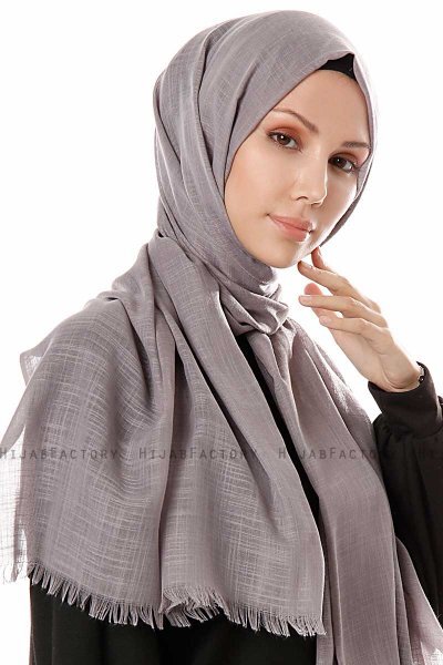 Selma - Mørkegrå Hijab - Gülsoy