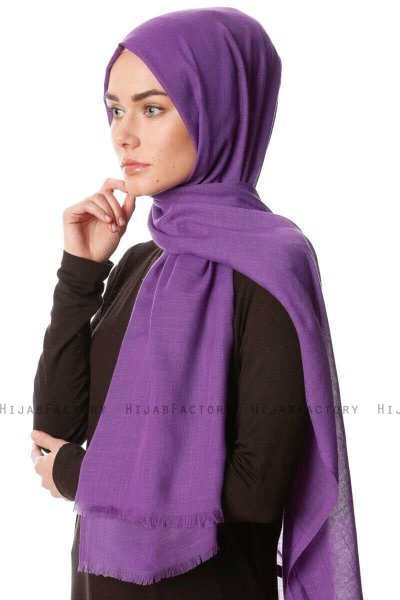 Selma - Mørke Lilla Hijab - Gülsoy