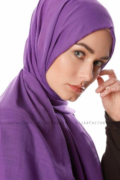 Selma - Mørke Lilla Hijab - Gülsoy