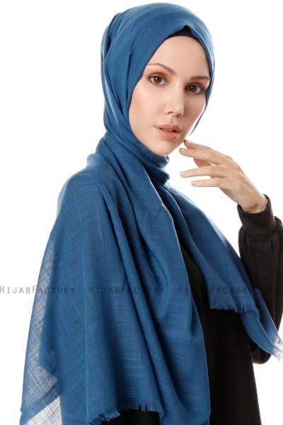 Selma - Petrolblå Hijab - Gülsoy