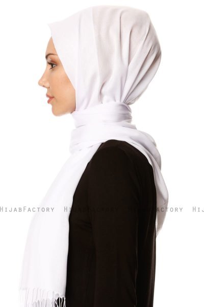 Semahat - Hvid Hijab - Özsoy