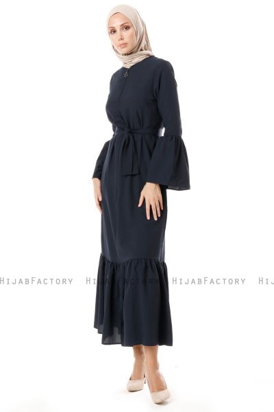 Soraya - Marine Blå Abaya - Miss Cazibe