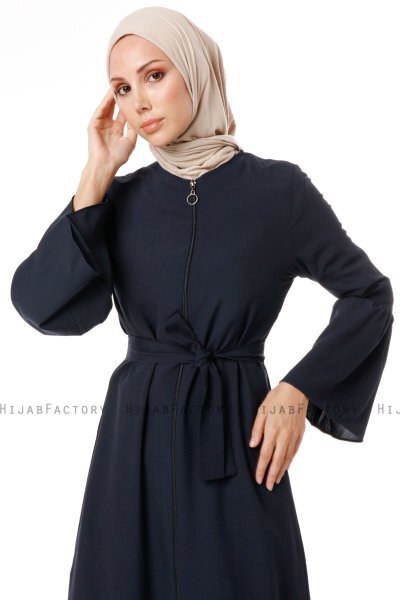 Soraya - Marine Blå Abaya - Miss Cazibe