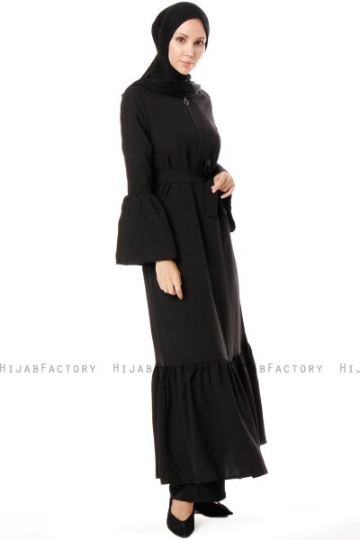 Soraya - Sort Abaya - Miss Cazibe
